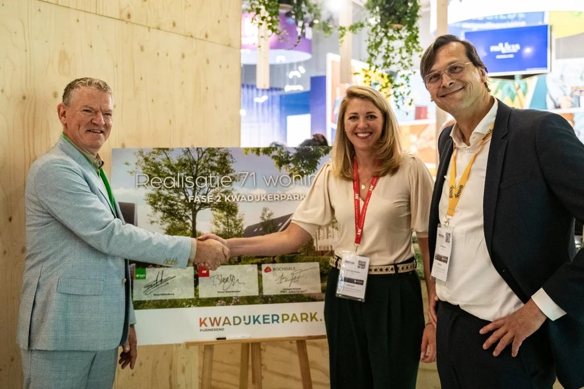 Overeenkomst voor realisatie van 71 woningen in tweede fase Kwadijkerpark in Purmerend